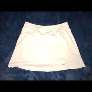 White Nike tennis skirt